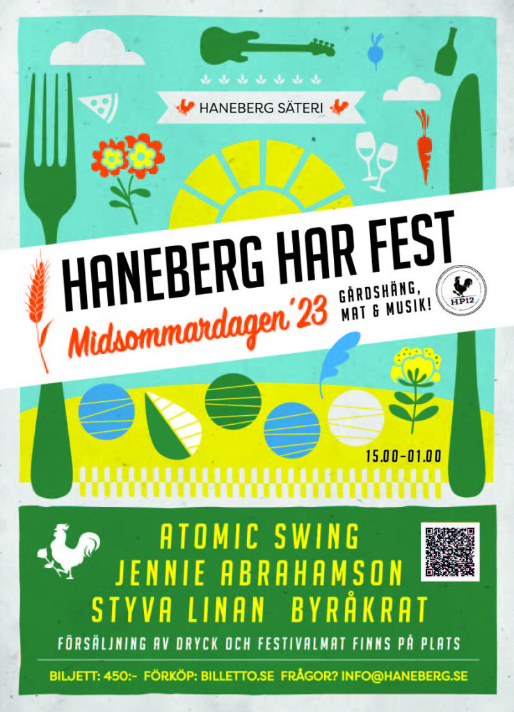 24 June 2023 Atomic Swing at Haneberg Har Fest! in Haneberg Säteri SE 🇸🇪